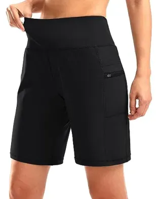 G Gradual Women's 9" High-Rise Bermuda Shorts w/ Zipper Pockets