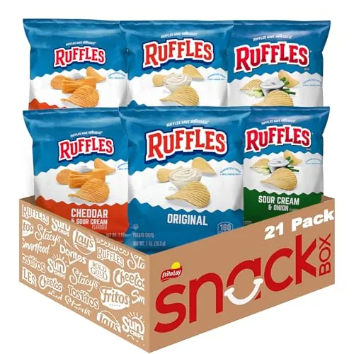 Ruffles 3-Flavor Variety Pack 21-Count