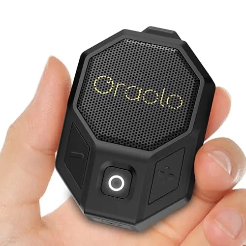 Oraolo Clip-On Portable Speaker Bluetooth 5.4 IPX6