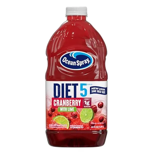 Ocean Spray Diet Cranberry with Lime Juice Drink 64 Fl Oz