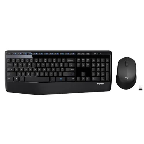 (Resale) Logitech MK345 Full Size Wireless Keyboard and Mouse Combo - Black (Open Box)