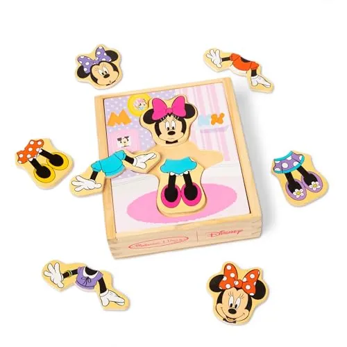 Melissa & Doug Minnie Mouse Dress-Up Puzzle
