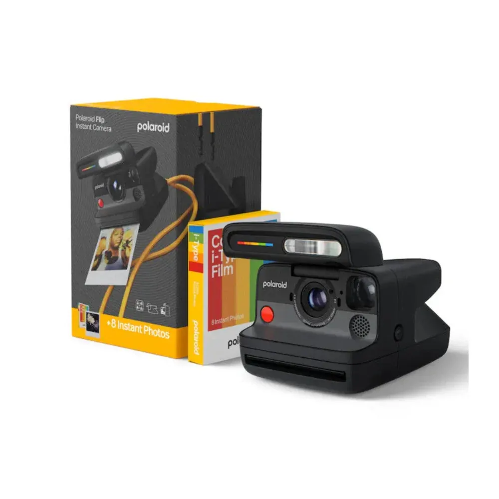 Polaroid Flip Instant Camera + Color Film Bundle