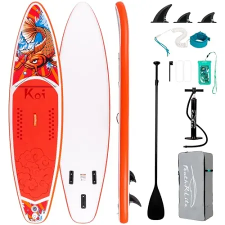 FEATH-R-LITE 11' x 32" Inflatable Stand-Up Paddle Board
