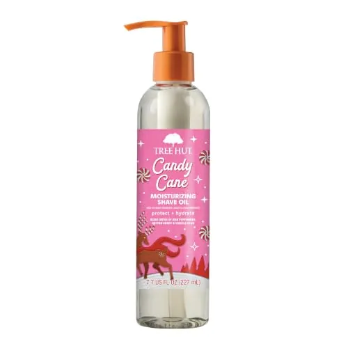 Tree Hut Holiday Moisturizing Shave Oil 7.7oz – Candy Cane