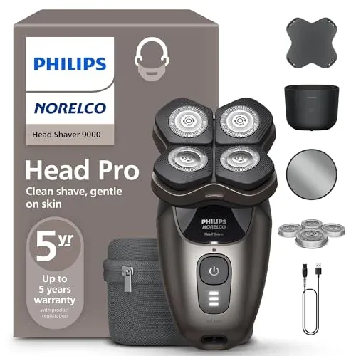 Philips Norelco Head Shaver Pro 9000 Electric Shaver