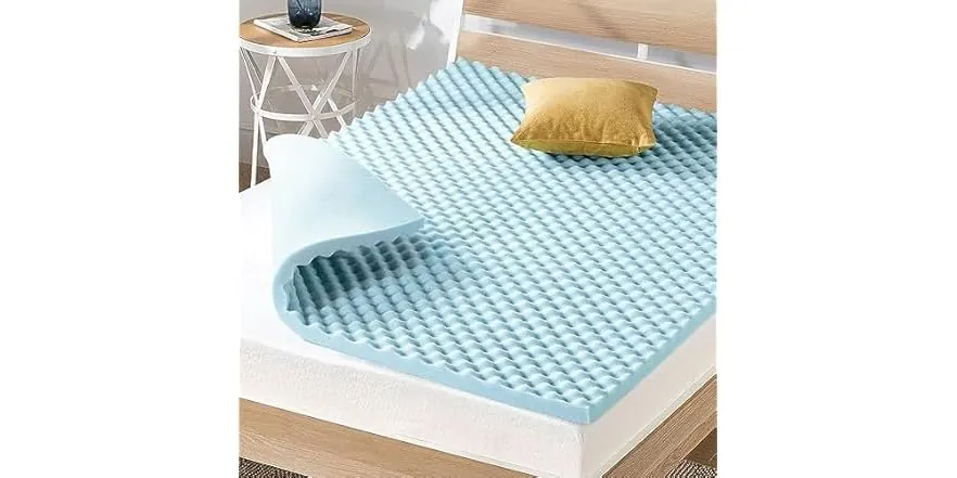 Best Price Mattress 2 Inch Egg Crate Memory Foam Twin