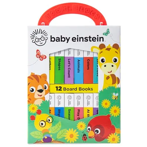 Baby Einstein My First Library Board Book Block 12-Book Set