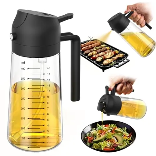 TrendPlain 16oz/470ml Glass Olive Oil Sprayer