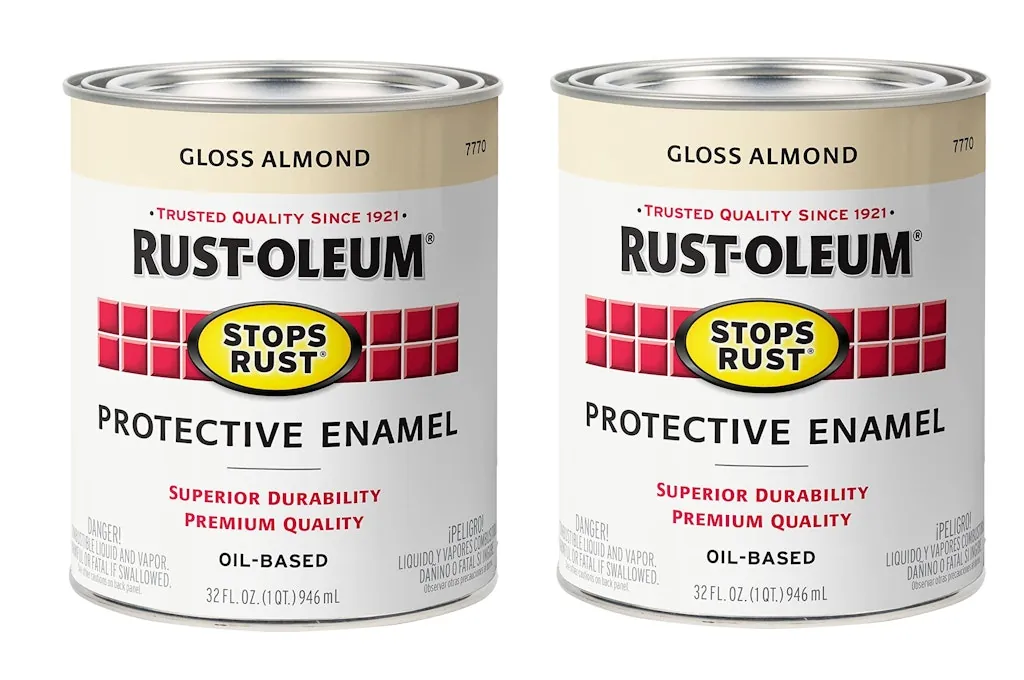 Rust-Oleum Stops Rust Gloss Brush On Paint 1-Quart Can 2-Pack
