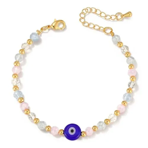 XUANPAI Evil Eye Bracelet Natural Stone