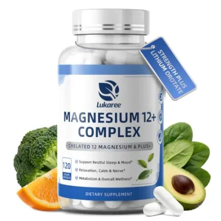 120-Count Lukaree Magnesium Glycinate Complex Capsules