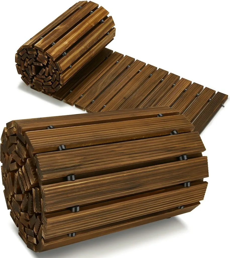 Coperat 12-Foot Wooden Garden Pathway