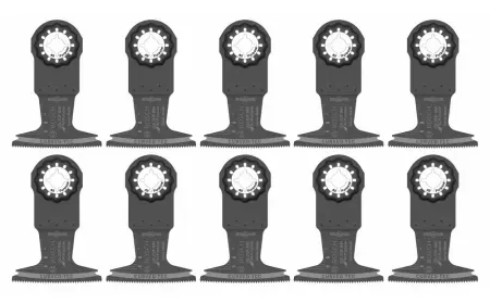 10-Pack Bosch 2-1/2" Starlock Bi-Metal Plunge Cut Oscillating Multi-Tool Blades