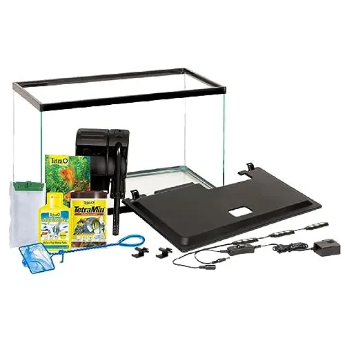 10-Gallon Tetra LED Glass Aquarium Complete Starter Kit
