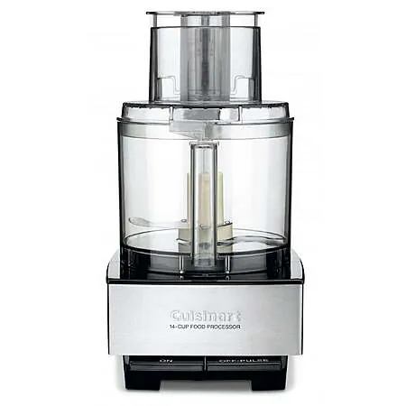 720W Cuisinart 14-Cup Custom Brushed Stainless Steel Food Processor (Silver)