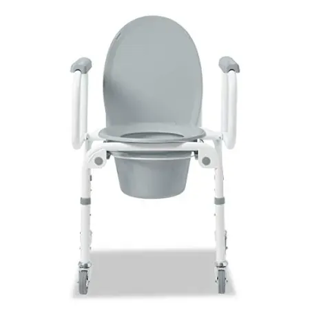 Medline Drop Arm Commode with Wheels