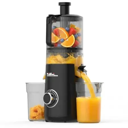 Tiffri&Co 3-in-1 6" Wide Chute Masticating Cold Press Juicer