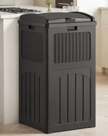 Homall Homes 36 Gallon Trash Can Plastic Kitchen Trash Can