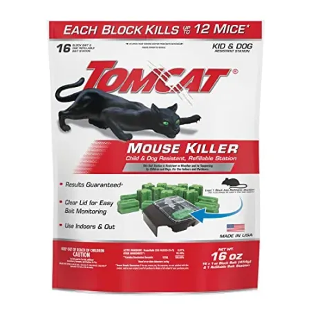 Tomcat Mouse Killer w/ Refillable Station, 16 Baits