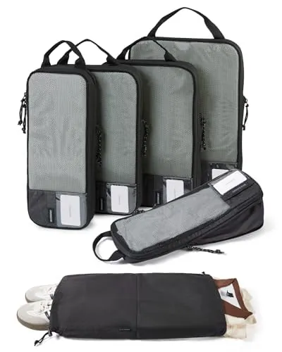 BAGSMART 6 Set Compression Packing Cubes