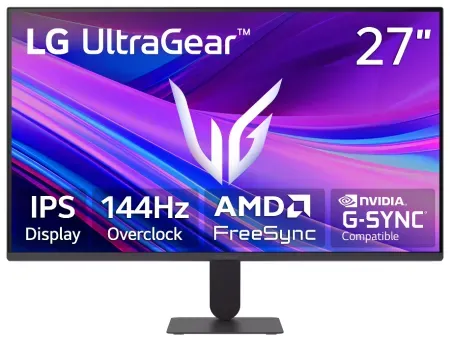 LG UltraGear FHD 144Hz Overclock 27" Gaming Monitor (Open Box)