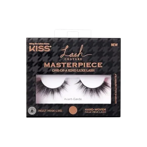 KISS Lash Couture Masterpiece Hand-Woven Faux Mink False Eyelashes