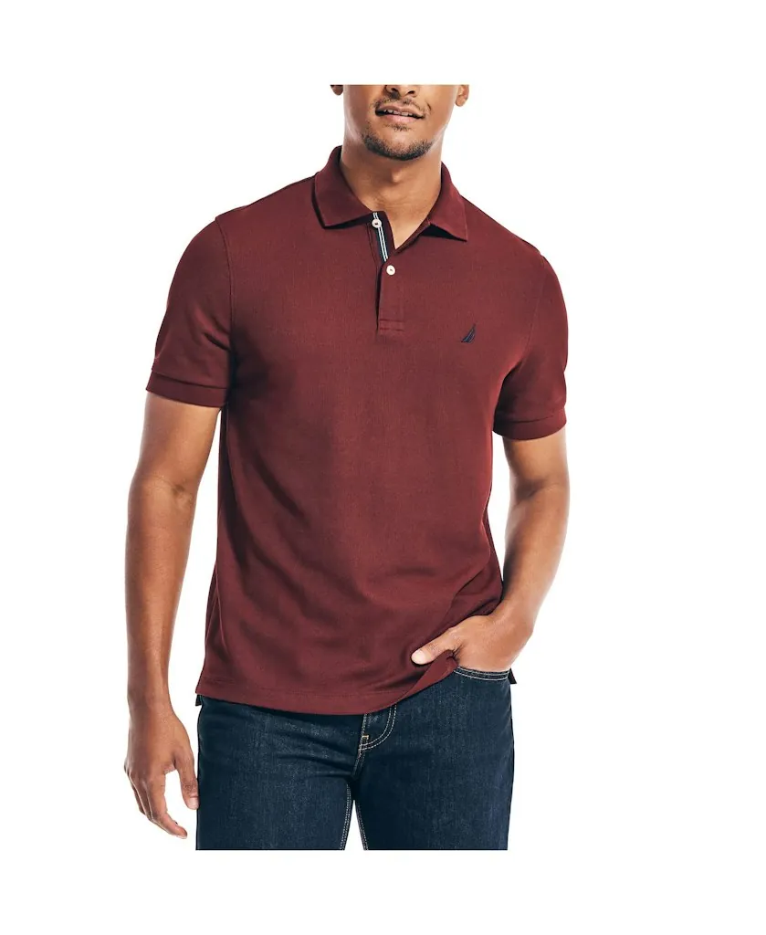 Nautica Men's Performance Pique Polo Shirt