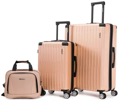 3-Piece Rockland Huntington Luggage Set