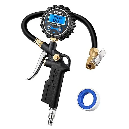 Prime Members: AstroAI Digital Tire Pressure Gauge w/ Inflator (3-250 PSI)