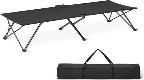 Amazon Basics Twin Camping Cot w/ 350-lb. Weight Capacity