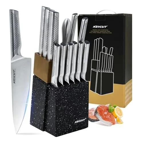 Keycut 13-Piece Knife Block Set