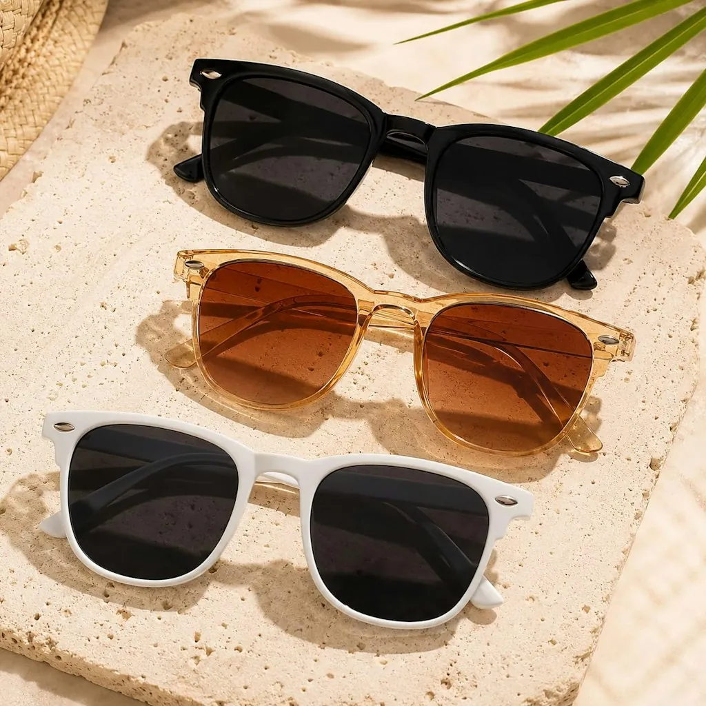 Retro Polarized Sunglasses 3-Pack