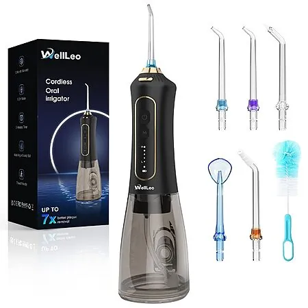 WellLeo 300ml Cordless Rechargeable Water Flosser