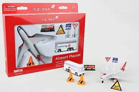 Daron Virgin Atlantic Die-Cast Airport Playset