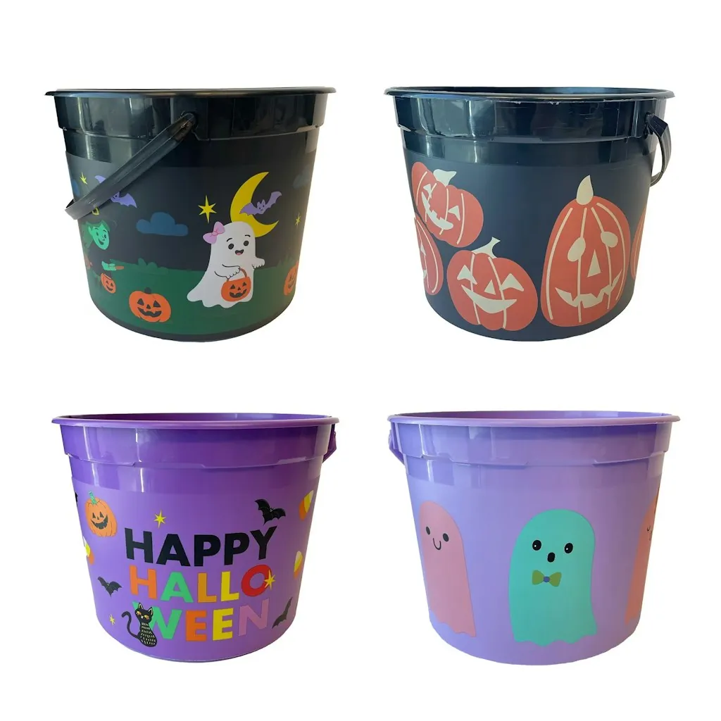 Way To Celebrate Halloween Trick-or-Treat Bucket: 97 cents + free shipping w/