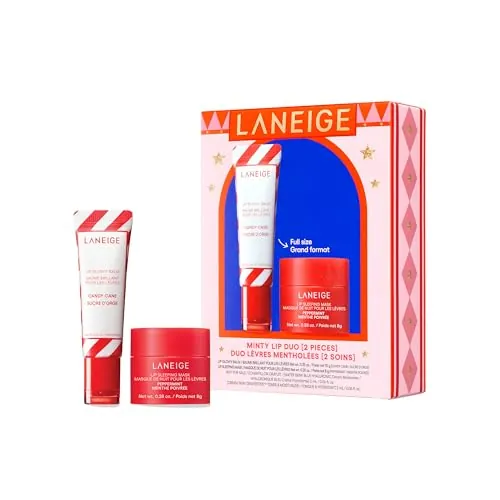 Laneige Skincare & Lip Care Holiday Gift Set (Minty Lip Duo)