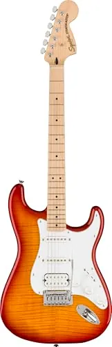 Squier Affinity Series Stratocaster FMT HSS Electric Guitar, Sienna Sunburst