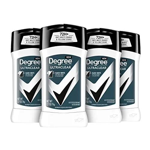 Degree Men UltraClear Antiperspirant Black + White Deodorant 4-Pack