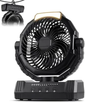 KopBeau Portable Camping Fan with Lights