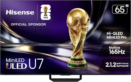 65" Hisense U7 4K 165Hz MiniLED QLED TV (2026)