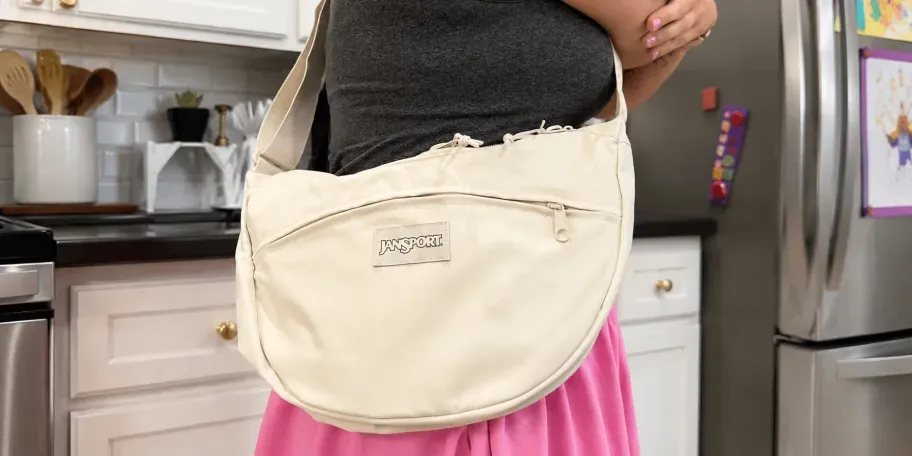 JanSport Crossbody Bag in Lilac