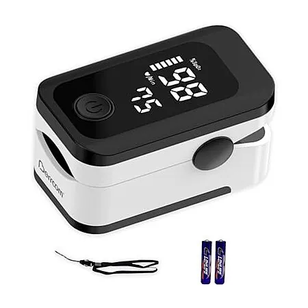 Berrcom Fingertip Pulse Oximeter SpO2 & Blood Oxygen Saturation Monitor (Black)