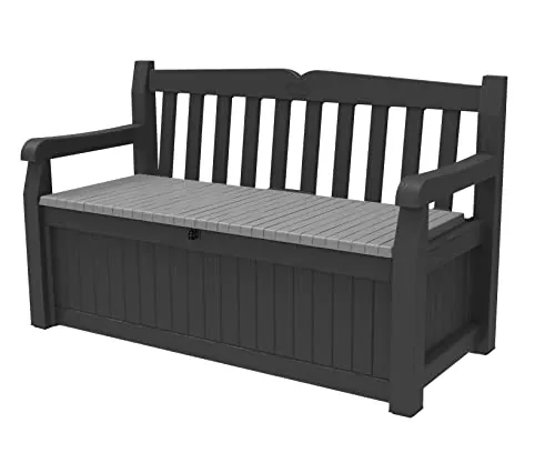 Keter Solana 70 Gal Outdoor Storage Bench