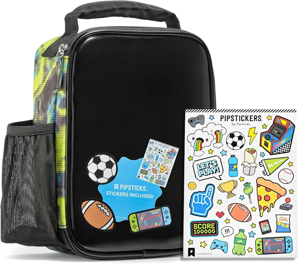 Fit & Fresh x Pipsticks Insulated Lunch Bag w/ Sticker Sheet
