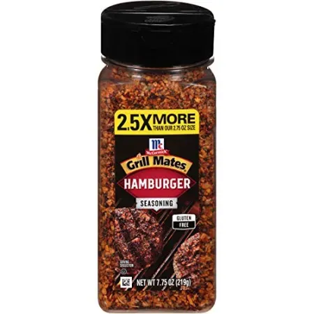 7.75oz McCormick Grill Mates Hamburger Seasoning