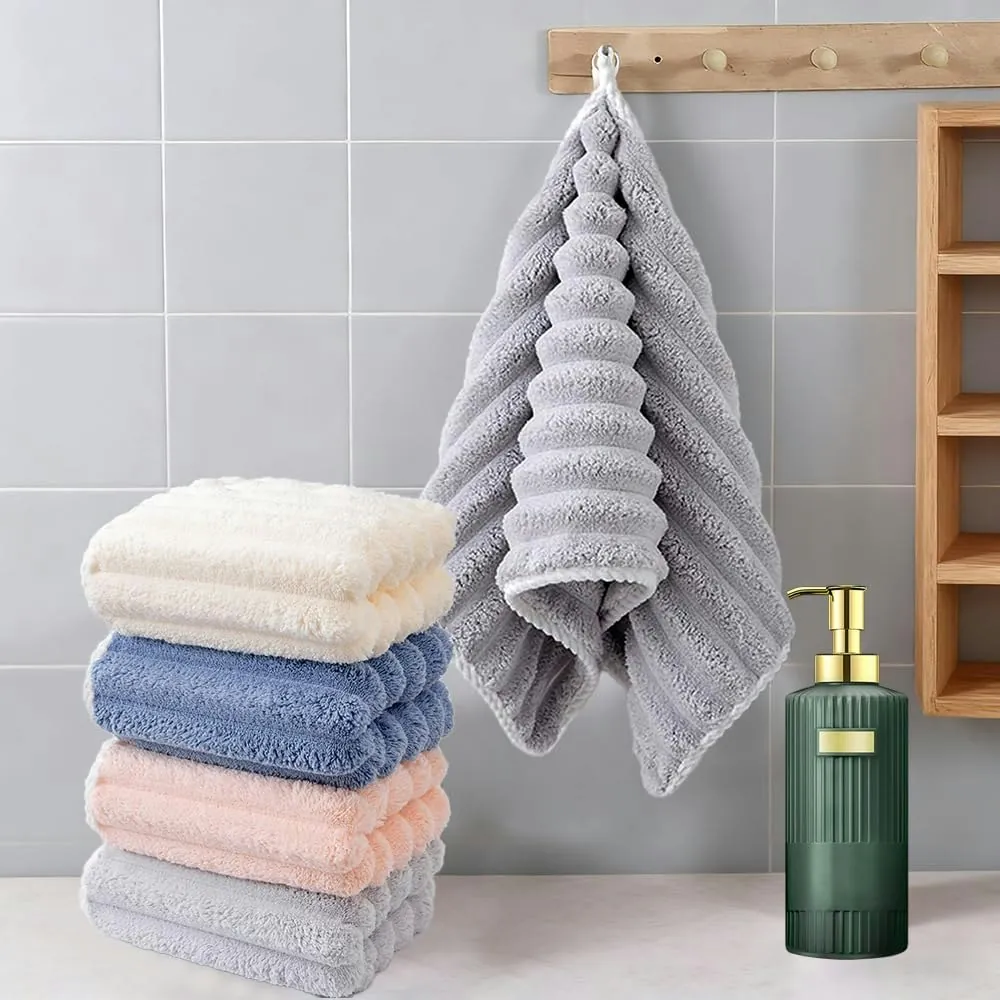 Soft Coral Velvet Hand Towel: 67 cents + free shipping w/