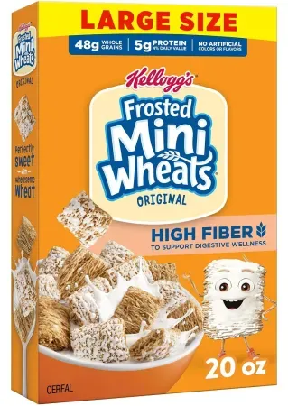 2-Pack 20oz Kellogg’s Frosted Mini-Wheats Breakfast Cereal