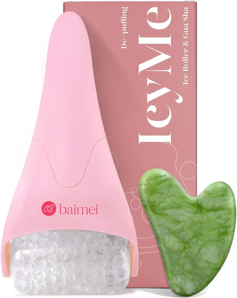 IcyMe Ice Roller & Gua Sha Set