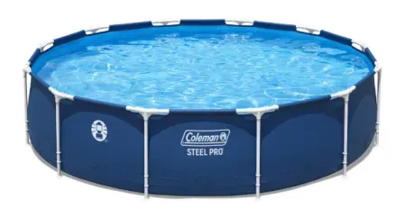Coleman Steel Pro 12' x 33" Round Metal Frame Above Ground Pool Set